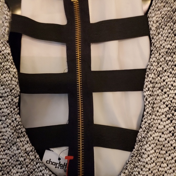 NWT Charlotte Russe Strap Back Top or Mini - Picture 2 of 5